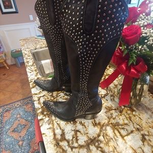 Old Gringo "Diana"  tall studded boots